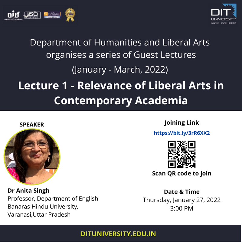 Lecture 1: Relevance of Liberal Arts in Contemporary Academia