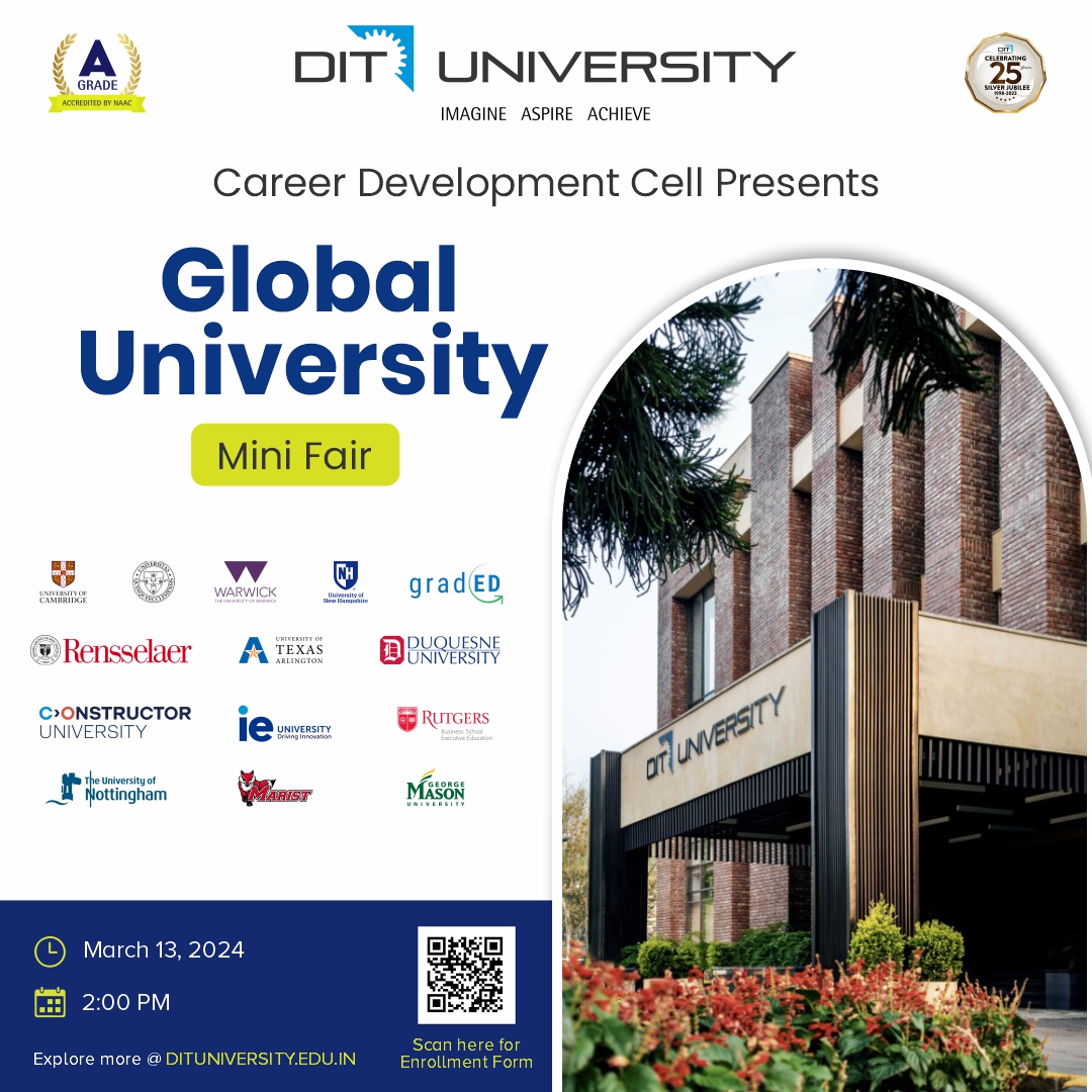 Global University Fair at DIT University on March 13, 2024