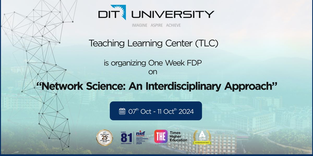 FDP On Network Science: An Interdisciplinary Approach-7th -11th Oct. 2024