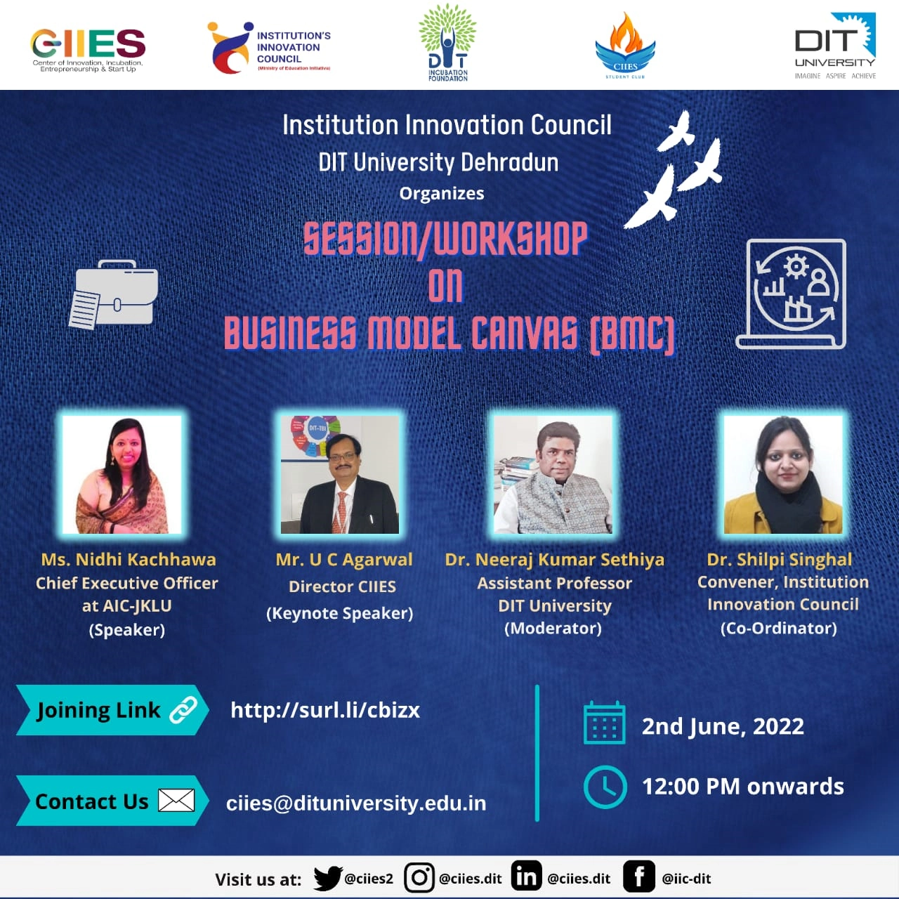 Session/Workshop on Business Model Canvas (BMC)