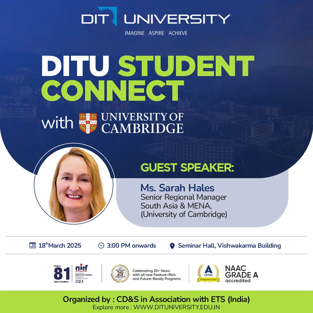 DITU Student Connect, in collaboration with the University of Cambridge - 18th March 2025