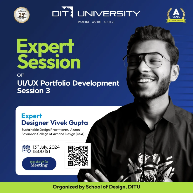 Session on 'Portfolio Development for UX/UI Designer -13 July 2024